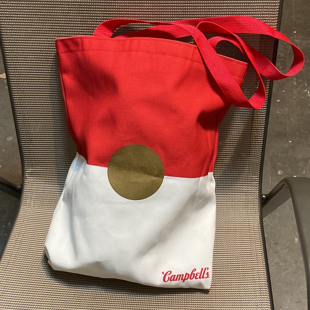 Campbell's Red, White, and Gold Tote Bag